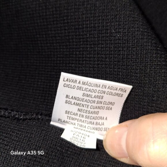 Colorblock Open-Front Cardigan With Faux Leather Trim Pockets By Charter Club Si - Picture 7 of 8